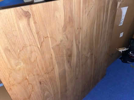 Photo of free 2 large wooden coffee tables (Badger Farm) #2