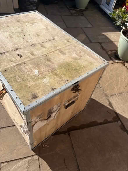 Photo of free Large shipping box - wood & metal (Poplars SG2) #2