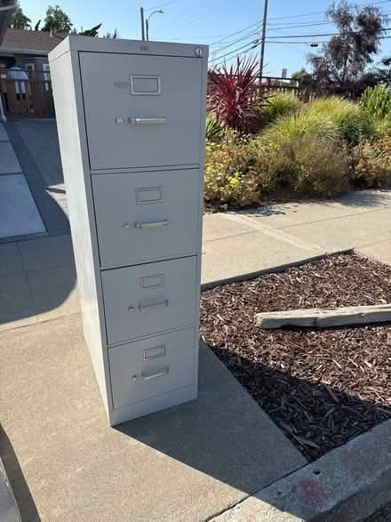 Photo of free 5 drawer file cabinet (Alameda, crown memorial beach) #1