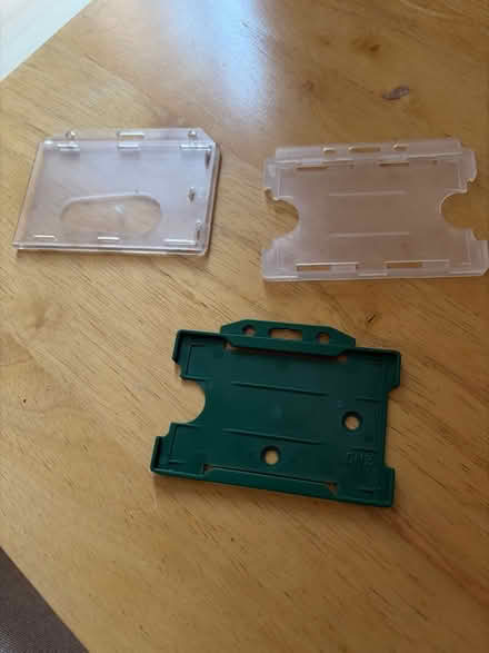 Photo of free Plastic lanyard card holders (Upper Clapton E5) #1