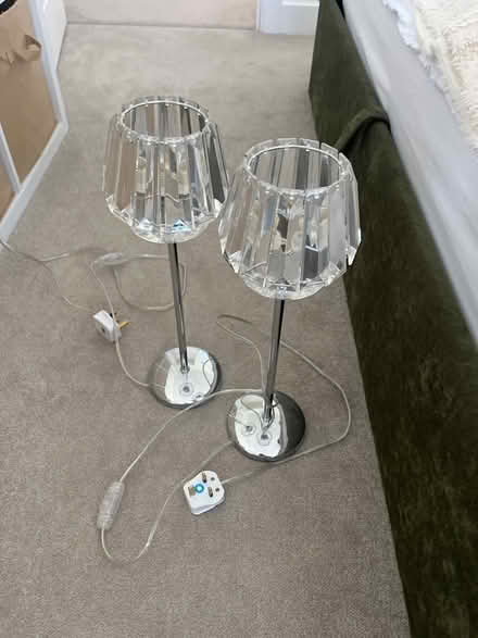 Photo of free 2 x bedside table lamps (New Brighton CH7) #1