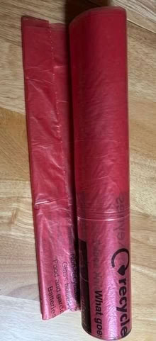 Photo of free Pink recycling bags - almost full roll (Downs Barn MK14) #1