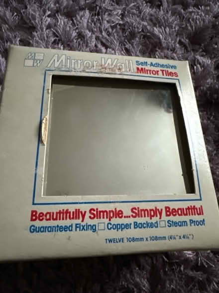 Photo of free Self adhesive mirror tiles (Ashford TW15) #2