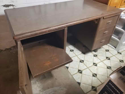 Photo of free Large Vintage Wood Desk (Middletown) #4