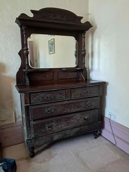 Photo of free Large Old Mirror (Southport PR8) #1