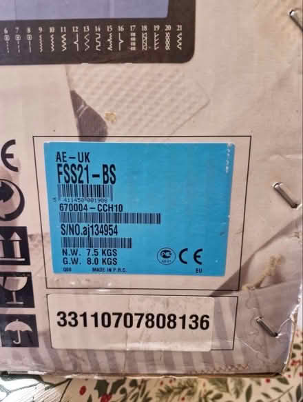 Photo of free Toyota Sewing Machine (Gorleston NR31) #3