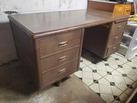 Photo of free Large Vintage Wood Desk (Middletown) #1