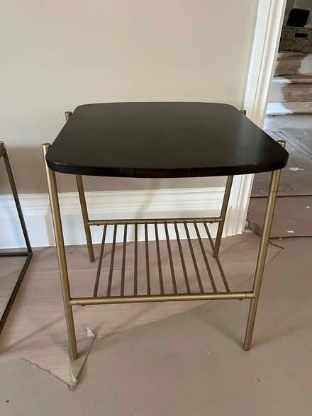 Photo of free Side table with wood top (Barons Court W14) #1