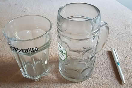 Photo of free 2 big beer glasses (Near Shirley CR0) #1