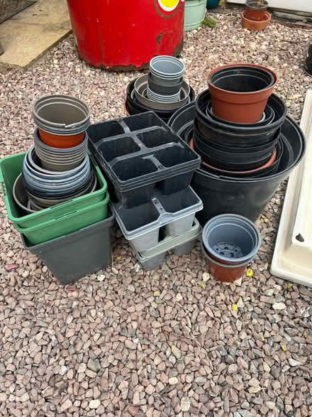 Photo of free Lot of plastic plant pots (Bromsgrove B61) #1