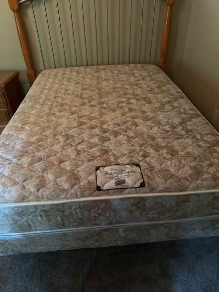 Photo of free Full size mattress and box spring (West Allis) #1