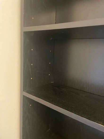 Photo of free Tall black bookcase (B32 Bartley Green) #2