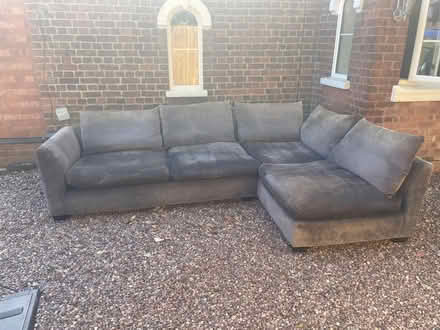 Photo of free Grey L-Shaped Sofa (Mere Heath CW9) #1