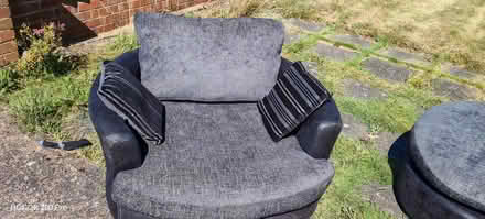Photo of free Settee and Swivel Chair (Stanningley LS28) #3