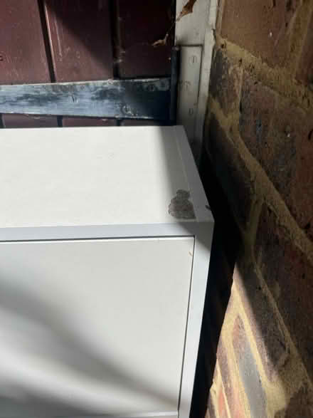 Photo of free Three tier white shoe cabinet (Sutton) #2