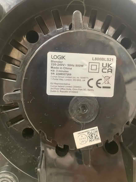 Photo of free Logic blender no jug (Cricket Road OX4) #4