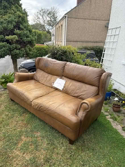 Photo of free Brown Sofa (Pen y Cae SA10) #1