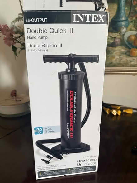 Photo of free Intex Double Quick Hand Air Pump (West San Jose) #2