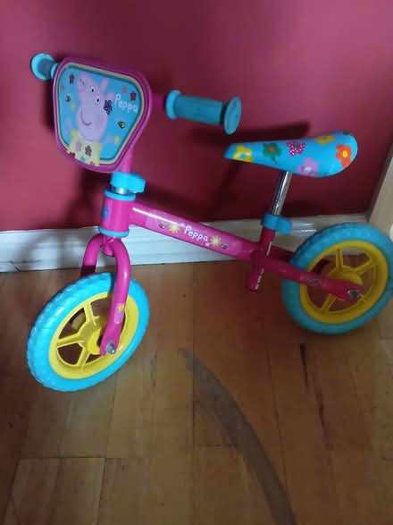 Photo of free Pepper Pig Balance Bike (Great Boughton CH3) #1