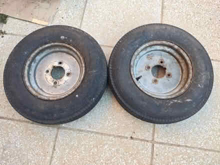 Photo of free 2x trailer wheels (Dawlish EX7) #1