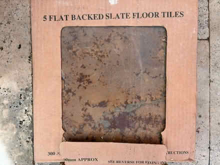 Photo of free Box of 5 Slate Floor Tiles (Malvern WR14) #1