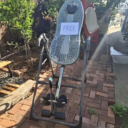 Photo of free Inversion Table (Morgan Hill west side) #2