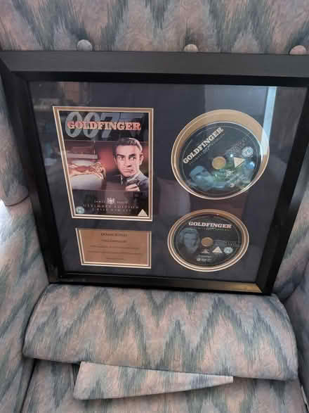 Photo of free James bond gold finger framed disc (BR1 bickley) #1