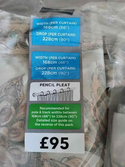 Photo of free Curtains and cushions (Bray SL6) #3