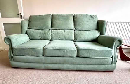 Photo of free Green sofa with 2 armchairs. (Havant PO9) #1
