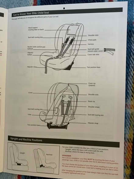 Photo of free Baby car seat Britax Elite (Westbrook WA5) #4