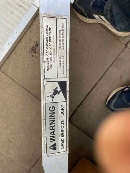 Photo of free Set of car ramps for wheelchair (Gobowen SY11) #2
