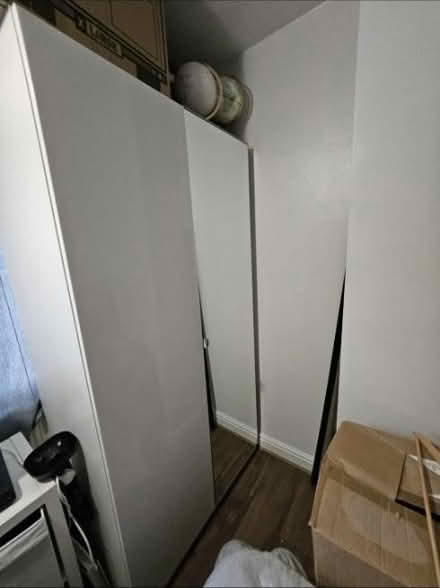 Photo of free Single ikea pax wardrobe white (Swinton M27) #2