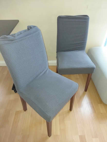 Photo of free 4 chairs with removable covers (WD18 7QF) #3