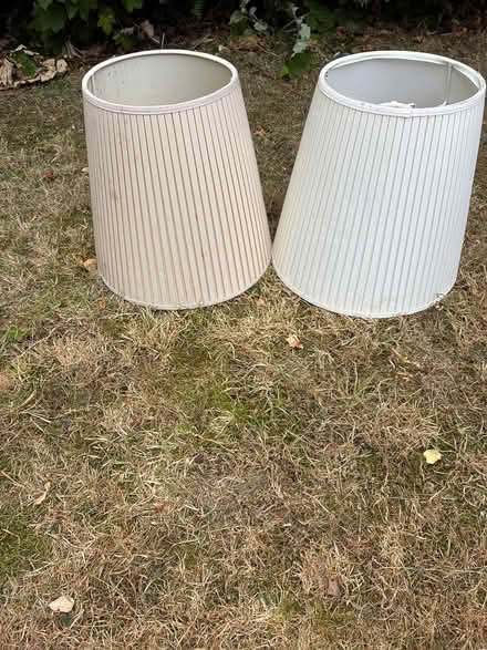 Photo of free 2 Lampshades- need a bit of love (Belper DE56 1DS) #1