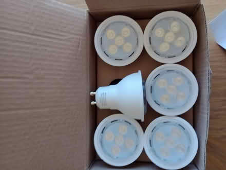 Photo of free Set of six GU 10 LED spotlights (Hastings TN34) #3
