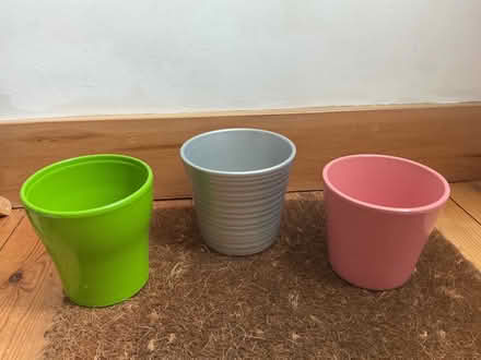 Photo of free 3 Indoor Plant Pots (St Albans AL3) #1