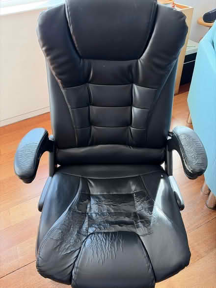 Photo of free Black Office chair (London, Old Street) #2