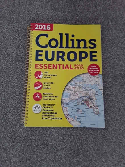 Photo of free Collins Europe Road Map (Far Bletchley MK3) #1