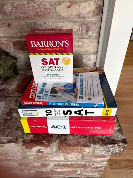 Photo of free SAT and ACT study books (Belmont) #1