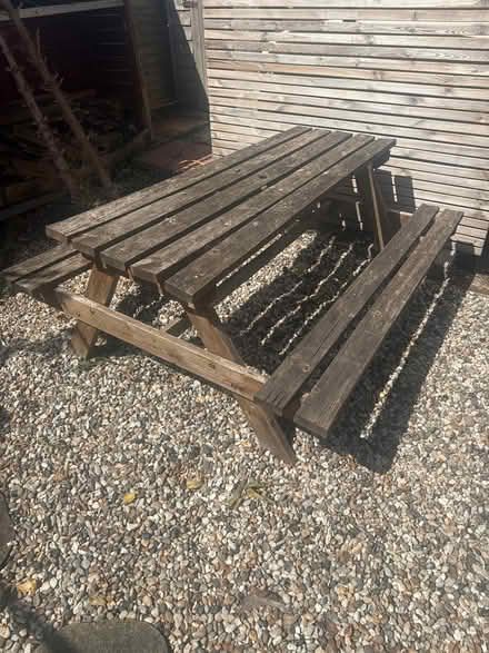 Photo of free picnic table (Royston SG8) #1