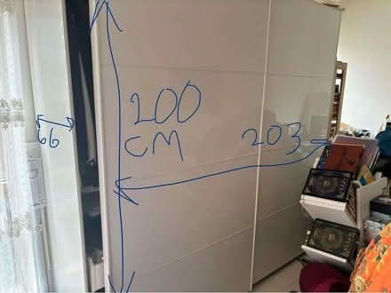 Photo of free IKEA sliding door wardrobe (North Road N7) #1