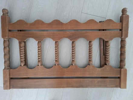 Photo of free single bed wooden head board (East Faversham, ME13) #1