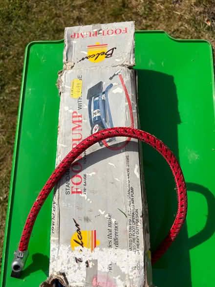 Photo of free Foot pump, de-icer, tyre lever (Longbarn WA2) #1