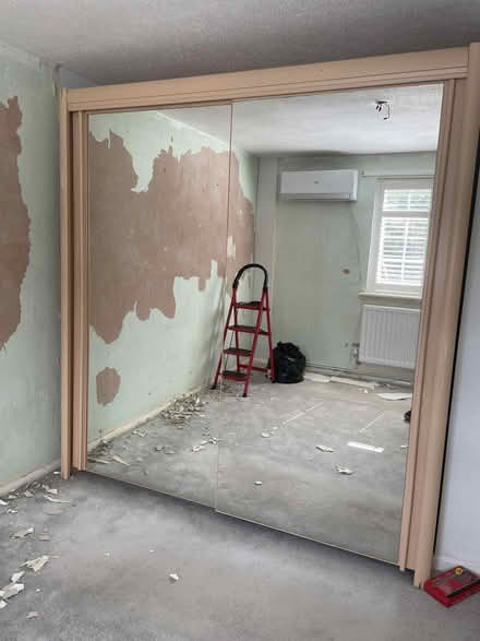 Photo of free Double sliding glass door wardrobe (Tibberton TF10) #1