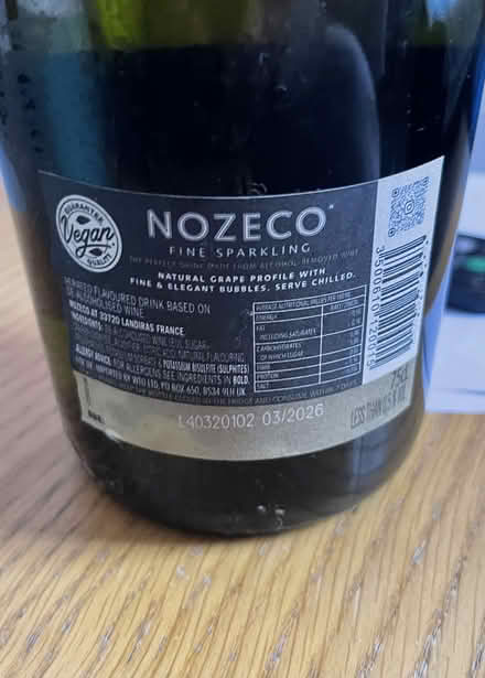 Photo of free Bottle of Nozecco Unopened (DE23 Littleover) #2