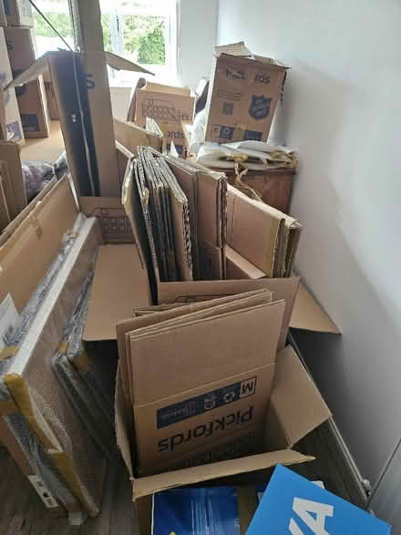 Photo of free Cardboard boxes and packing materials (Newton Mearns G77) #1