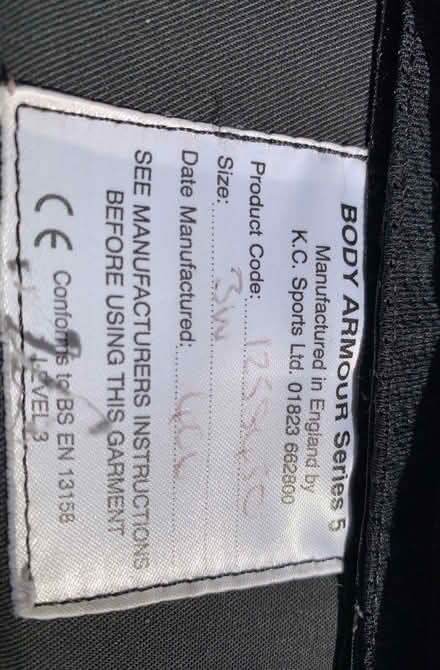 Photo of free Riding Rodney Powell back protector (Wheathampstead AL4) #3