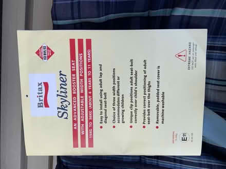 Photo of free Britax skyliner booster seat (Westbrook WA5) #3