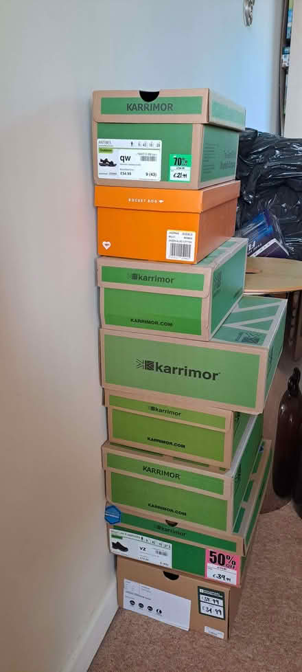 Photo of free 8 Empty Shoe boxes (Ivy Farm SK11) #1