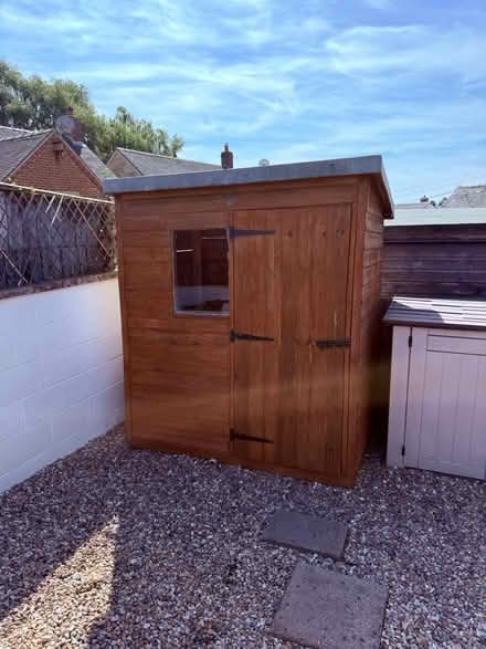 Photo of free Wooden pent shed (Holbrook DE56) #1
